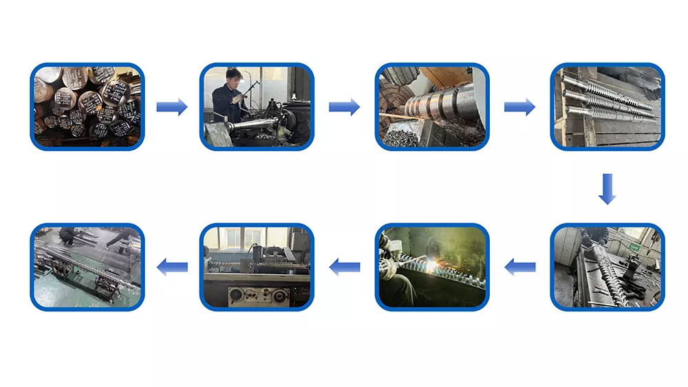 Comment sont fabriqués les vis et les barils : un guide en usine Comment sont fabriqués les vis et les barils : un guide en usine